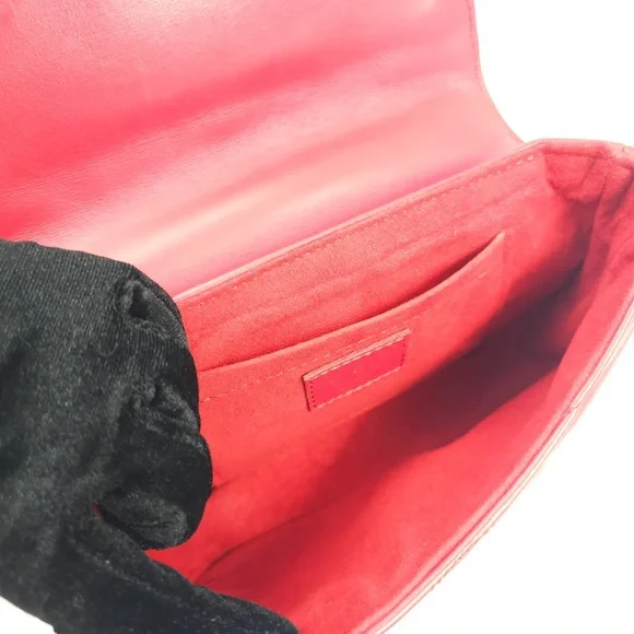 ✈️Sold! Louis Vuitton Red New wave Chain Crossbodybag (2018) - Picture 8 of 9